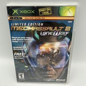 Xbox Arcade: Ms Pac-Man (Microsoft Xbox, 2004) MechAssault 2 Lone Wolf SEALED